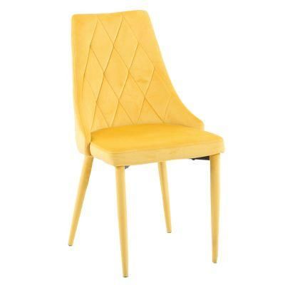 Living Room Chair Leisure Chair Velvet Hotel Side Cafe Coffee Shop Furniture Dining Chair