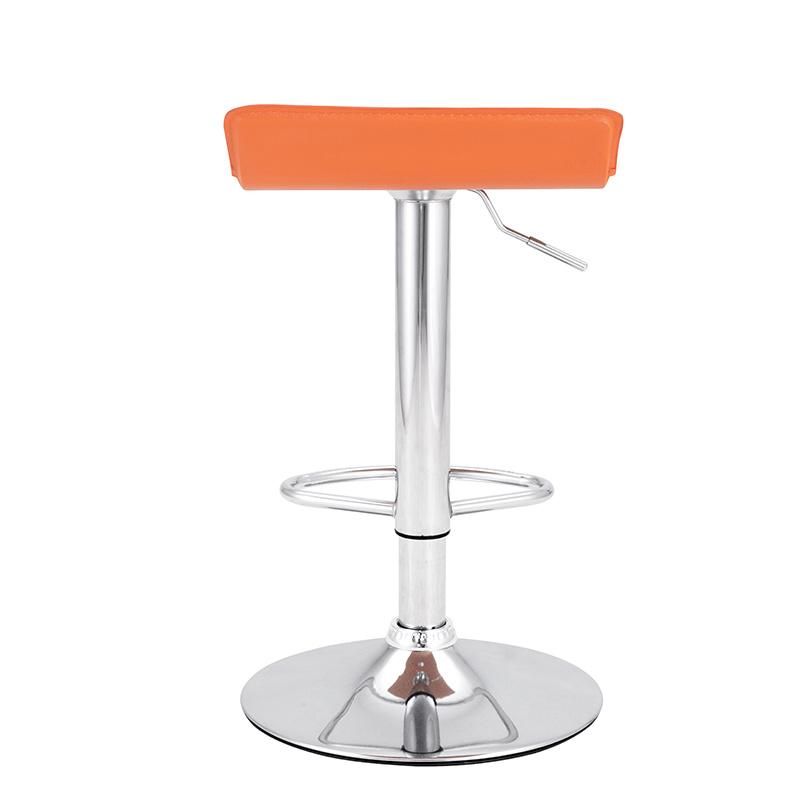 Counter Mobile Cocktail Portable Using PU Seat Metal Bar Chair Height Stool Bar Furniture High Chair