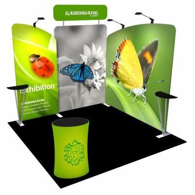10FT Wide Straight Fabric Banner Display Stand