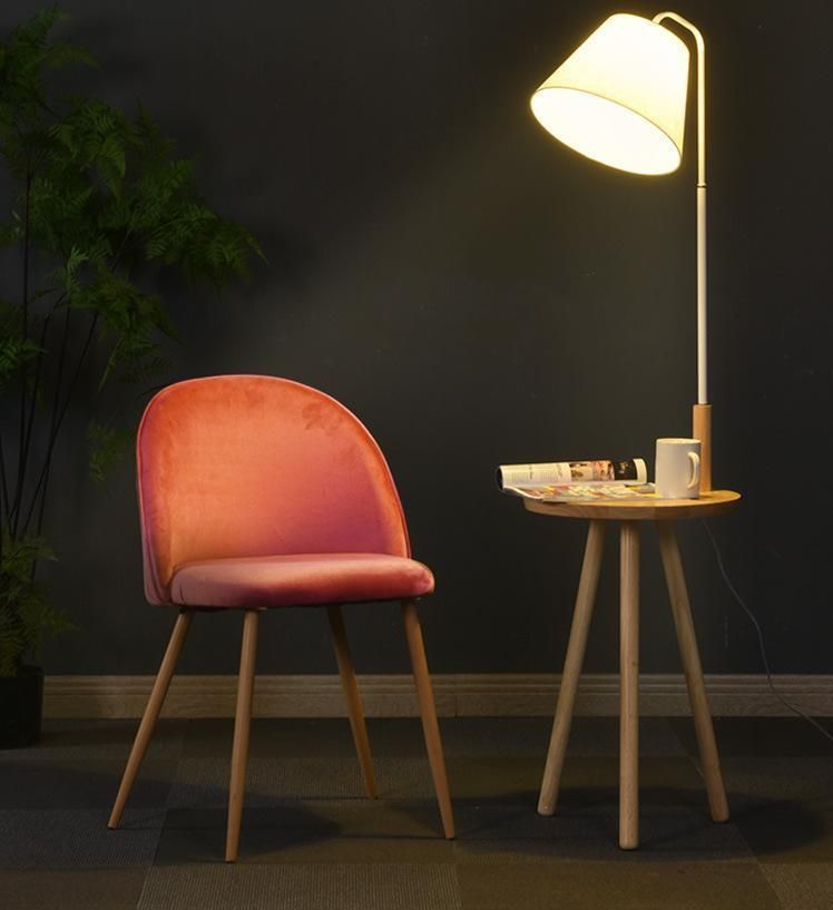 Soft Backrest Design Home Furniture Upholstery Dinner Cafe Dining Chair
