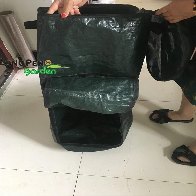 Garden Compost Bag Collapsible Yard Waste Bags Compost Bins