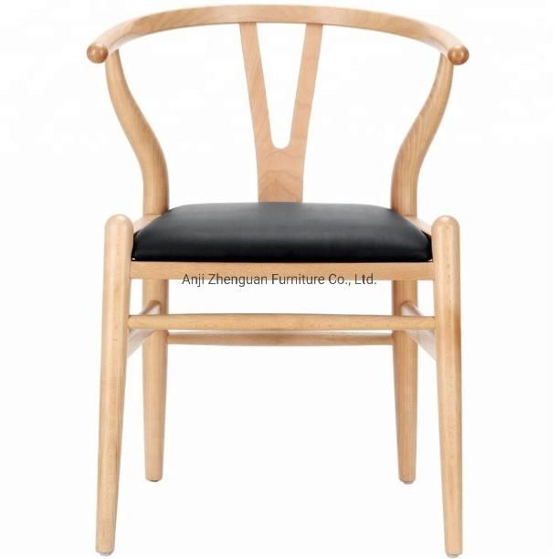 Hot Selling Wishbone Wood Home Rattan Garden Furniture Dining Chair (ZG16-012)