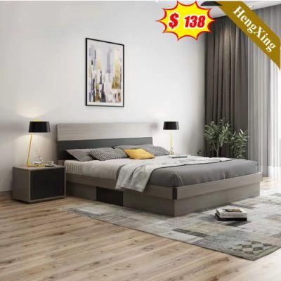 Bed Bedroom Furniture Best-Selling Solid Wood Bed with Hardware Accessories