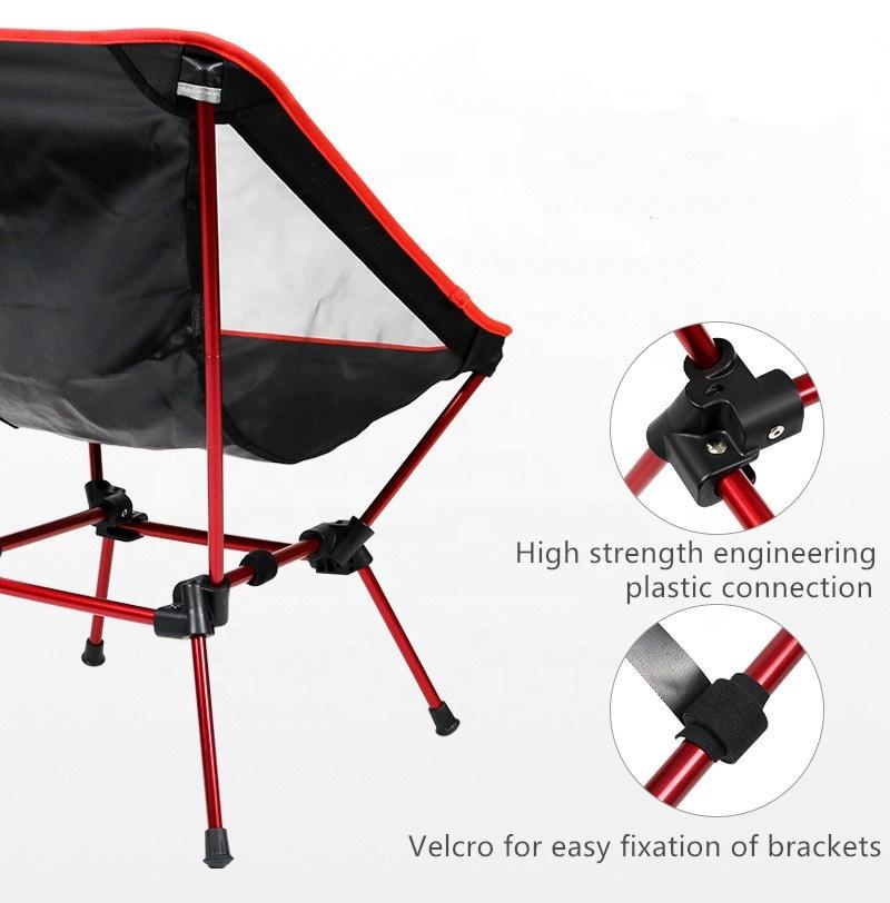 Outdoor Folding Aluminium Moon Beach Camping Chair for Fishing