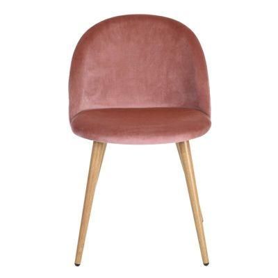 Upholstered Dining Room Chair Modern Luxury Furniture Button Tufted Fabric Velvet Dining Chair