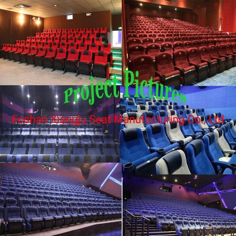 Modern Stype Commercial Furniture Solid Wood Cinema Chairs Folding Auditorium Seats