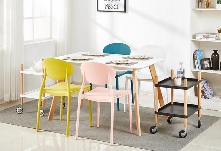 Modern PP Chairs for Dining Hotel Living Room Reasonable Price Strong and Durable Stackable Plastic Chair