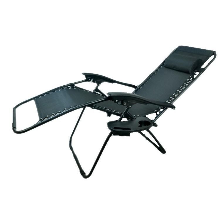 Teslin Fabric Adjustable Zero Gravity Chair Easy Folding Camping Chair Reclining Chair