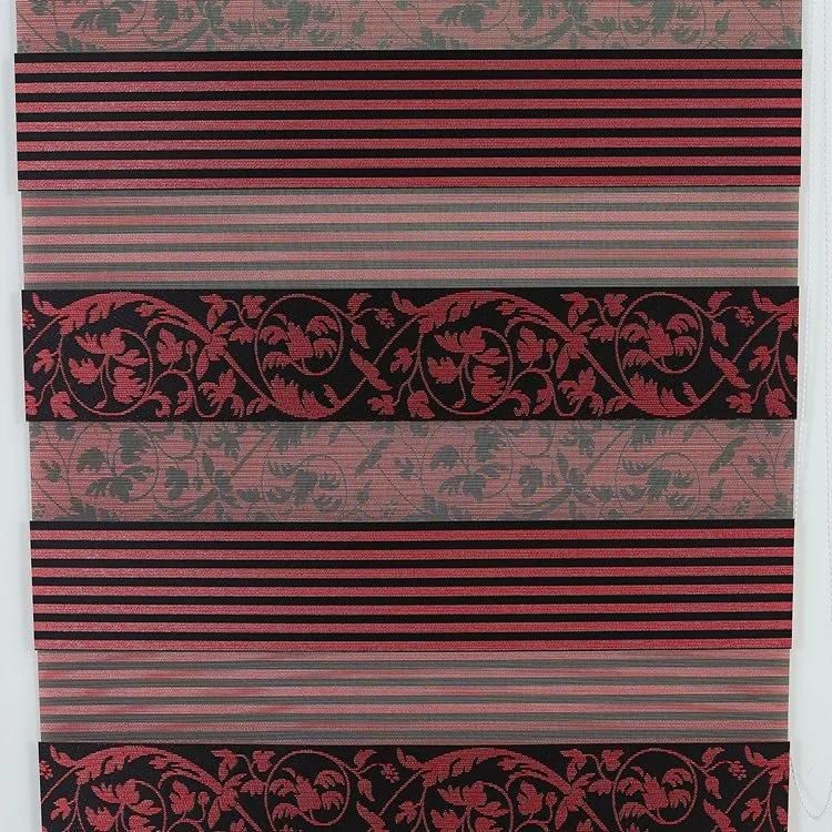 New Arrival Jacquard Window Shades Double Layer Zebra Blinds Rollor Blind Easy Install Cut to Sizes