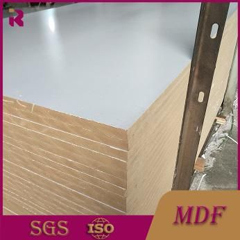 Furniture Panel High Gloss UV Coating Melamine MDF Wooden Grain White Melamine MDF