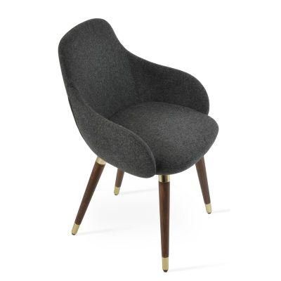 Modern Nordic Style Luxury Velvet Living Dining Room Chairs