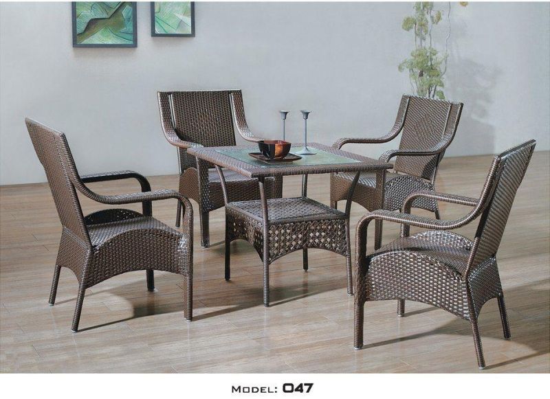 Wholesale Outdoor Bar Furniture High Stool PE Rattan Bar Chairs