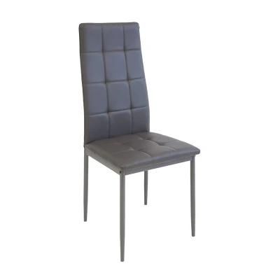 Metal Frame Modern Style PU Leather Home Hotel Furniture Restaurant Dining Chair