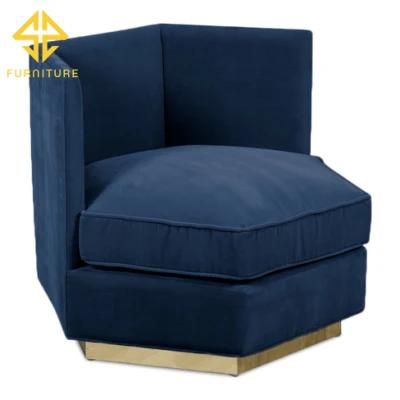 Modern Design Hotel Lounge Accent Fabric Armchair