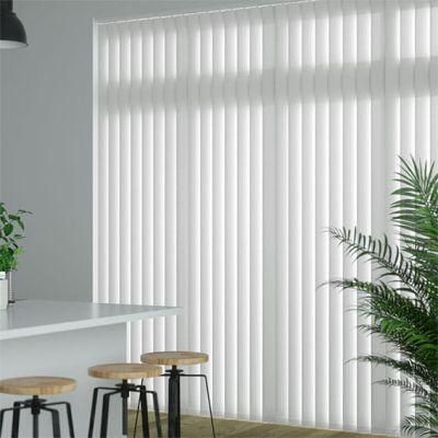 Polyester Daylight Fabric with Tracks and Slats Office Vertical Blinds