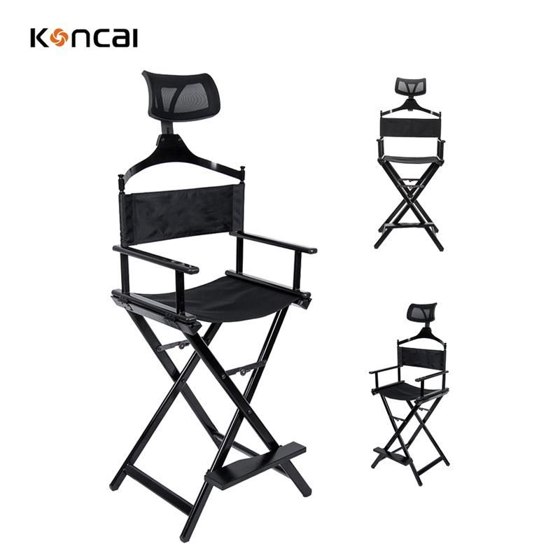 Portable Nylon Fabric Beauty Chair Foldable Salon Makeup Chair