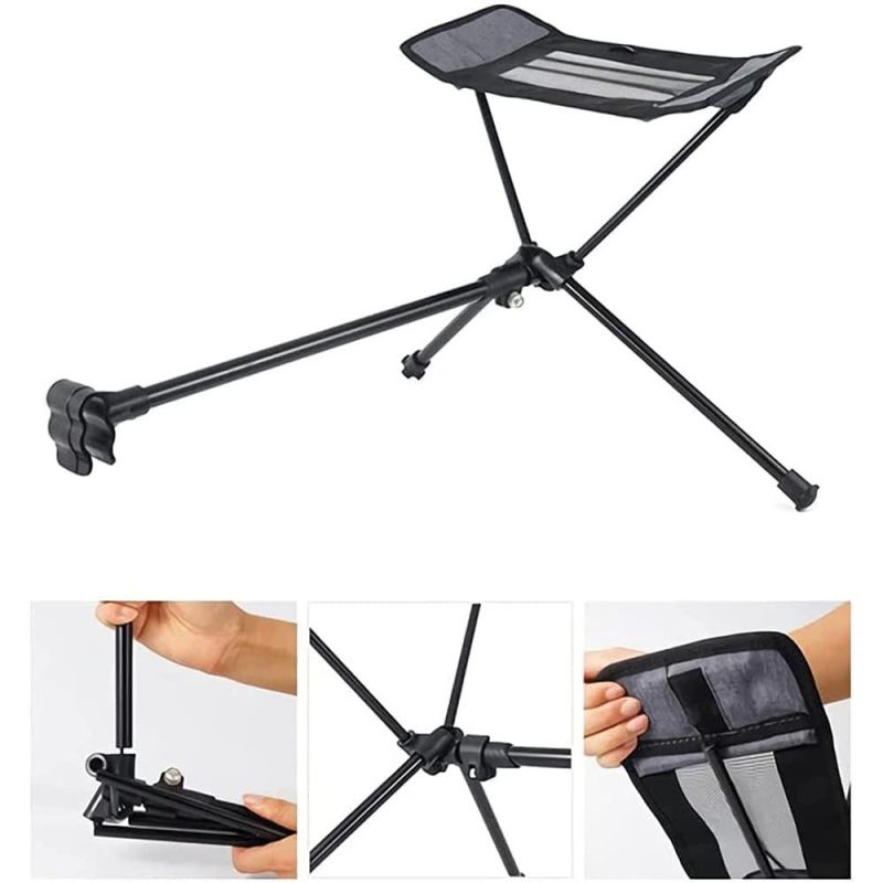 Footrest Extended Leg Foot Stool Outdoor Anti-Slip Folding Chair Creative Wyz15343