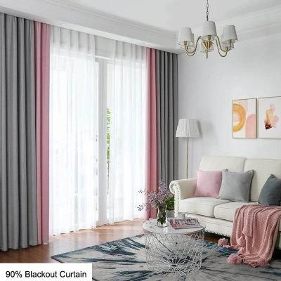 Manufacture Hotel Linen 100% Polyester Fabric Blackout Curtain Roller Blind for Project