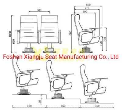 Latest Style Church Auditorium Hall Chair for Sale