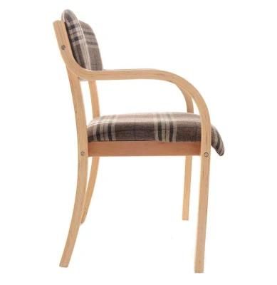 Wooden Dining Chair with Armrest (M-X1047)