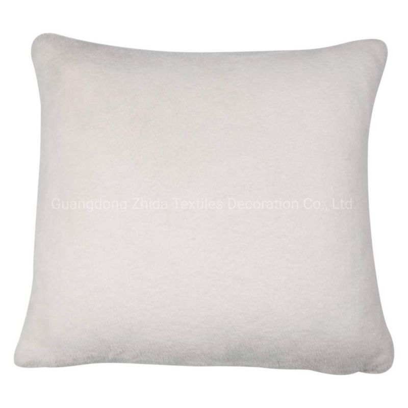 Home Decor Short Pile Fur Decorative Throw Sofa Cover Pillow Fabric