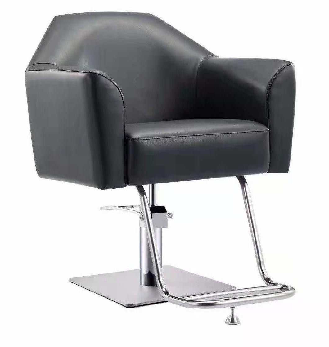 Simple Hairdressing Chair Hair Salon Special Barber Hair Cutting Chair Can Lift and Rotate Barber Shop Chair