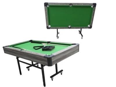 Beautiful Custom Green Small Movable Portable Good Foldable Pool Table