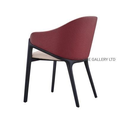 Wooden Factory Furniture Modern Fabric Hotel Restaurant Dining Chair