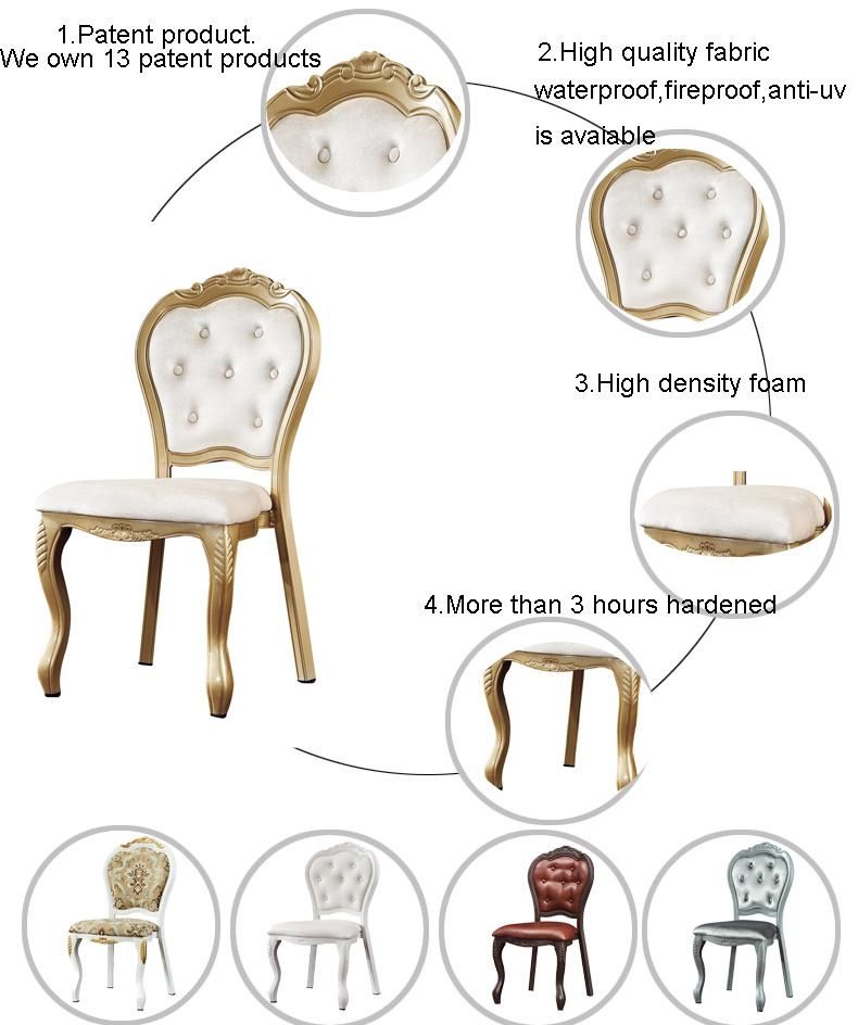 French Furniture Antique Banquet Wedding Chair