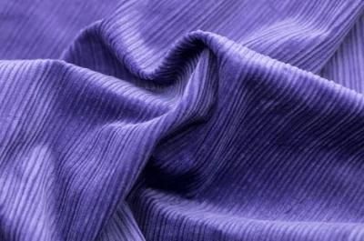 Wholesale Customized Organic Stripe 100% Pure Cotton Corduroy Fabric for Garment Furniture Home Textile