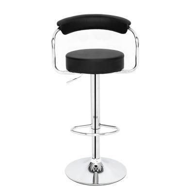 Leisure Commercial Furniture Metal Bar Chair with Backrest