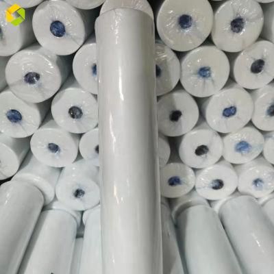 OEM ODM 80cm X 180cm Size PP Perforated Bed Rolls Nonwoven White Blue Bed Covers Disposable Bed Sheet in Roll
