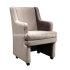 Home Leisure Dining Armchair High Back Fabric Dining Chair
