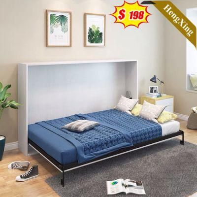 High Quality Modern Wooden Home Hotel Bedroom Furniture Storage Kids Bed Double King Bed Wall Sofa Bed (UL-22WB036)
