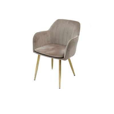Modern Fabric Dining Living Room Hotel Home Furniture Indoor Velvet Dining Chair