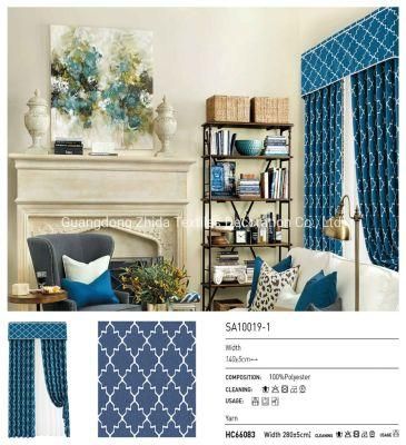 Home Textiles Upholstery Curtain Velvet Print Fabric