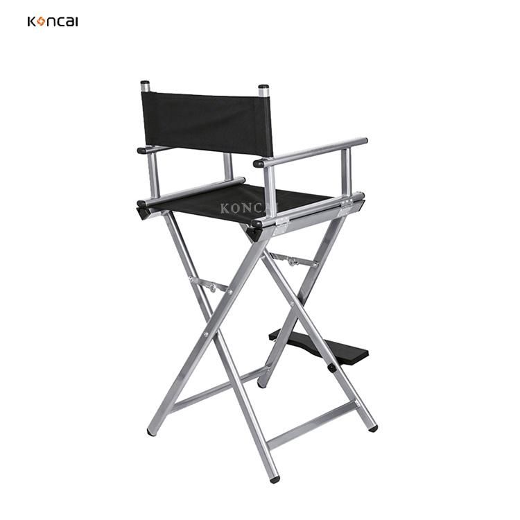 Professional Lightweight Aluminum Foldable Makeup Artist Chair Director Beauty Chair