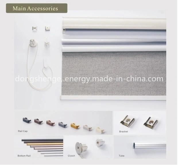 Fiberglass PVC Coated Sunscreen Roller Blinds Series