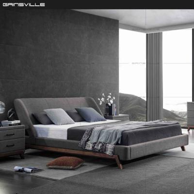 Bedroom Sets Furniture King Size Bed Bedroom Furniture with Walnut Veneer Legs
