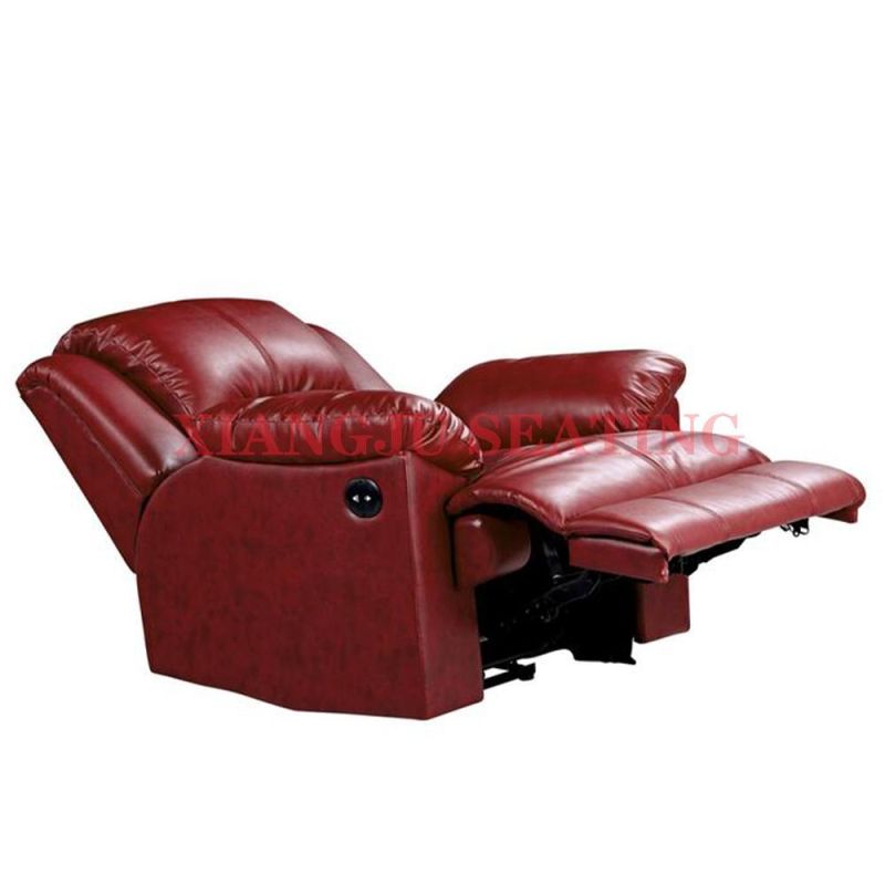 Leather Cover Luxury Recliner Chair Movie Home Theater Sofa