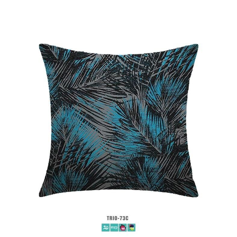 Home Bedding Jungle Beauty Jacquard Sofa Fabric Upholstered Pillow