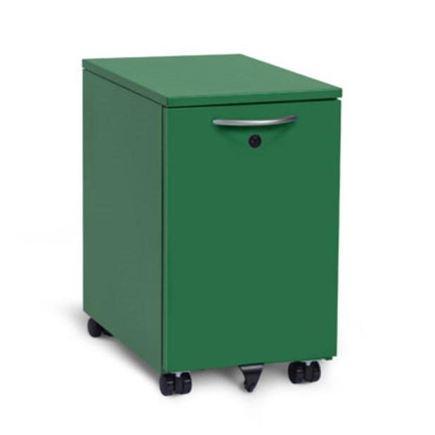 Office Filling Cabinet Slim Mobile Storage Design Steel Single File Rolling Cabinet