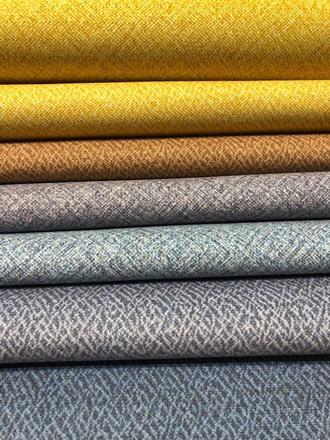 New Designs Printed Knitting Velvet Furniture Fabric