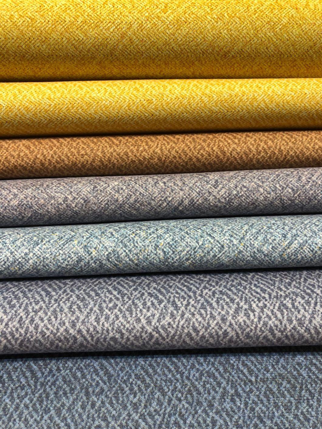New Designs Printed Knitting Velvet Furniture Fabric