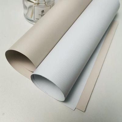 Wide Screen Roller Blind Shade Window Fabric PVC Waterproof Blind Sunscreen Fabric Fiberglass Outdoor