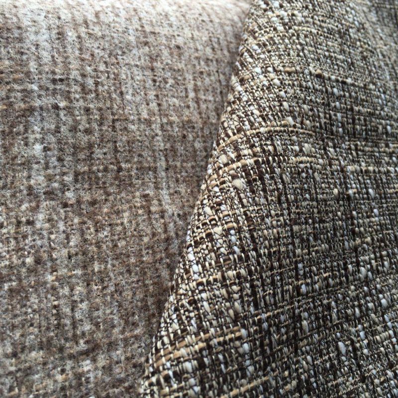 Two Tones Plain Woven Sofa Fabric for North America and South America Markets (S99)