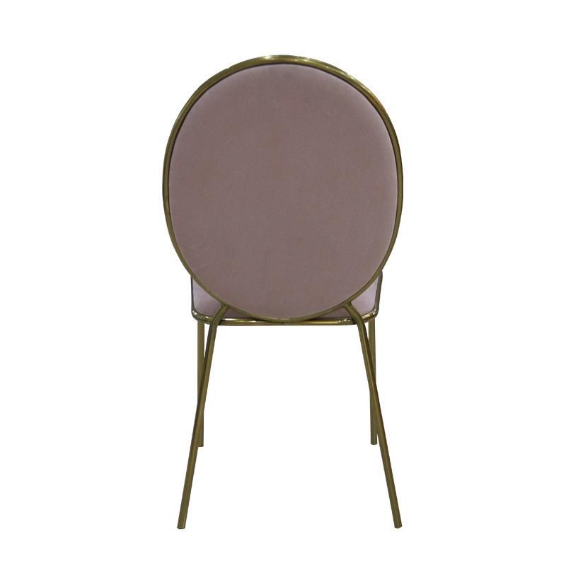 Modern Furniture Dining Chair for Banquet Party Used Banquet Chairs for Sale Pink Cushion Chairs