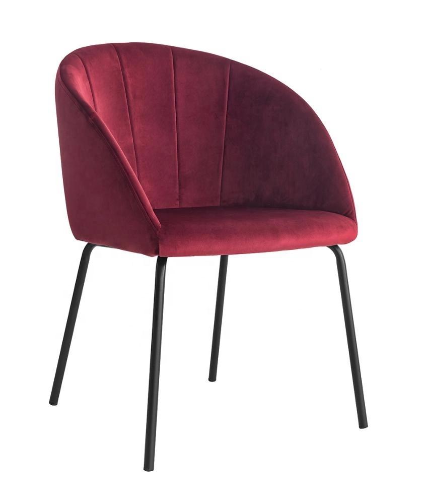 Velvet Colourful Standard Export Elegant Dining Room Furniture Dining Chair for Sale
