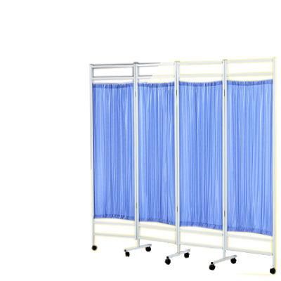 Foldable Thick Stainless Steel with Waterproof Fabric Hospital Blocking Screen