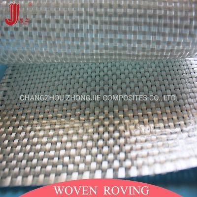 Width 200mm Fiberglass Woven Roving 600GSM Wr600 for FRP Winding Process